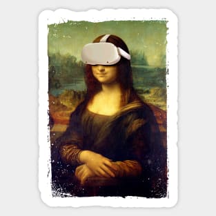 MonaLisa VR Sticker